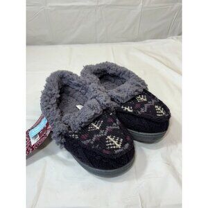 Muk Luks Anais Moc Slipper Blackberry Size 5-6